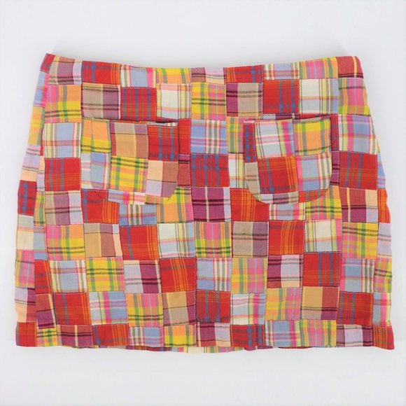 J. Crew Dresses & Skirts - J Crew Colorful Patchwork Mini Skirt